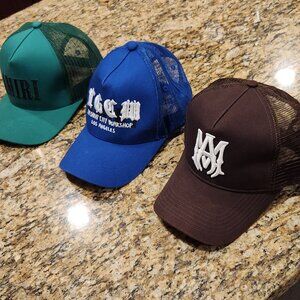 Three Amiri Hats (Not sold individually)